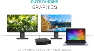 I-tec USB-C Compact Docking Station HDMI DP 100W