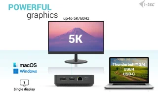 i-Tec USB-C Docking Station HDMI Dual DP