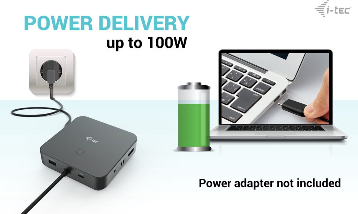 i-Tec USB-C Docking Station HDMI Dual DP