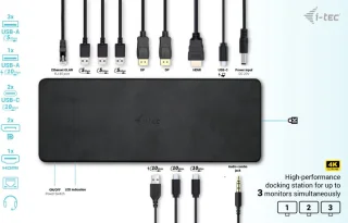 i-Tec USB-C Docking Station Pro Triple Video