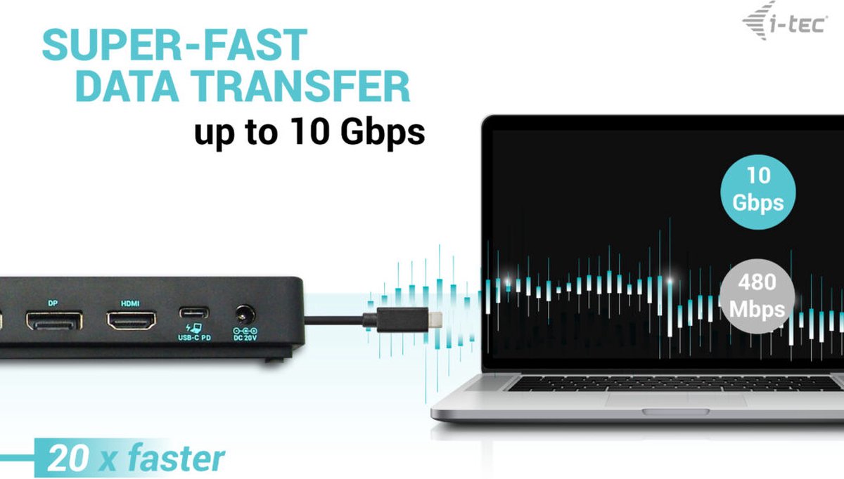 i-Tec USB-C Docking Station Pro Triple Video