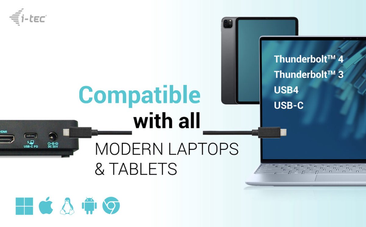 i-Tec USB-C Docking Station Pro Triple Video