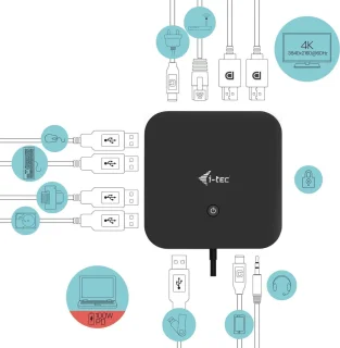 i-tec USB-C Dual Display Docking Station