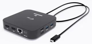 i-tec USB-C Dual HDMI Docking Station & Universal Charger