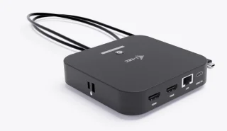 i-tec USB-C Dual HDMI Docking Station & Universal Charger
