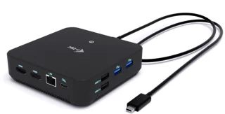 i-tec USB-C Dual HDMI Docking Station + Universal Charger