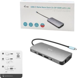 i-tec USB-C Hub Metal Nano docking station