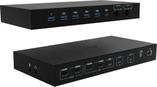 De i-tec USB-C KVM Dock PRO (3-host) in één oogopslag