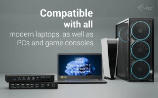 i-tec USB-C KVM Dock PRO (3-host)