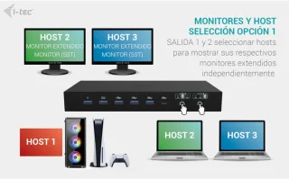 i-tec USB-C KVM Dock PRO (3-host)