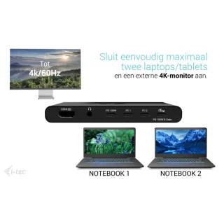 I-tec USB-C KVM Dockingstation