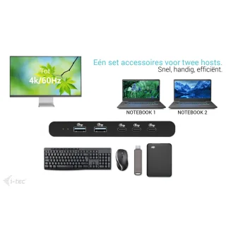 I-tec USB-C KVM Dockingstation