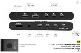 I-tec USB-C KVM Dockingstation