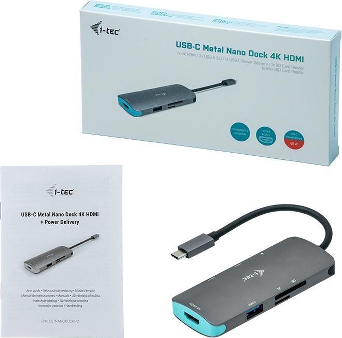 i-tec USB-C Metal Nano Dock