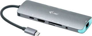 i-tec USB-C Metal Nano Dock HDMI USB Ethernet Audio USB-C Opladen