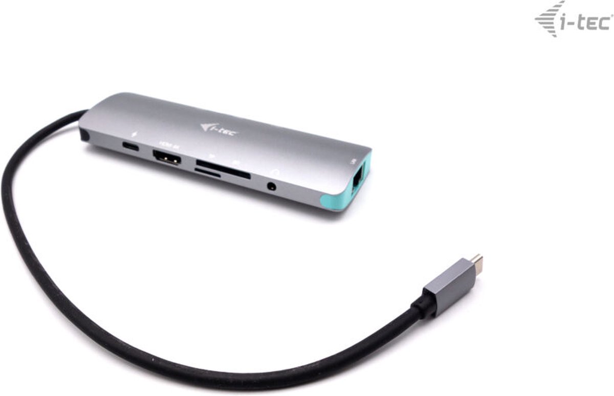 i-tec USB-C Metal Nano Dock HDMI USB Ethernet Audio USB-C Opladen