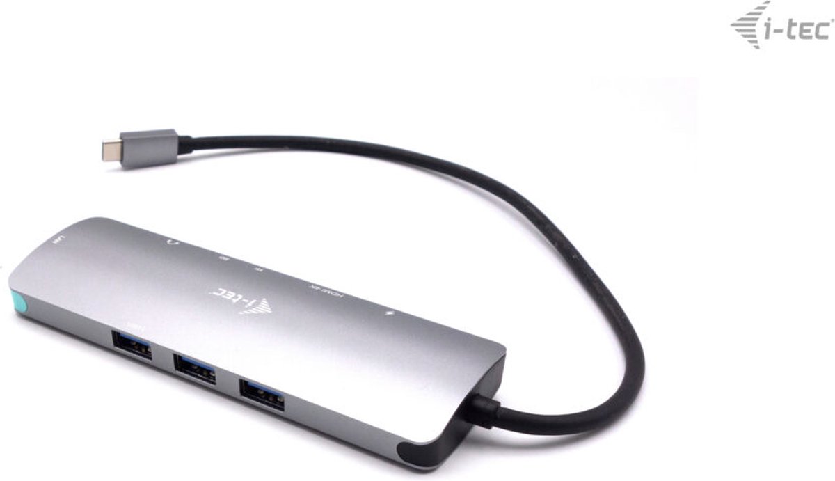 i-tec USB-C Metal Nano Dock HDMI USB Ethernet Audio USB-C Opladen