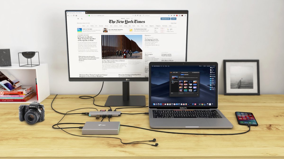 i-tec USB-C Metal Nano Dock HDMI USB Ethernet Audio USB-C Opladen