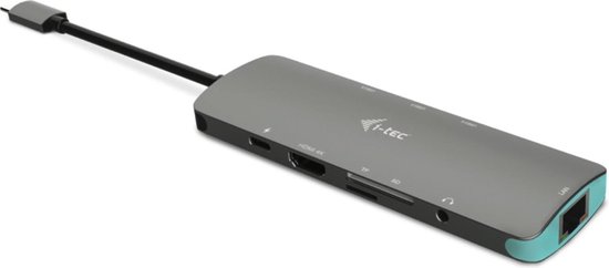 i-tec USB-C Metal Nano Dock HDMI USB Ethernet Audio USB-C Opladen