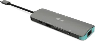 i-tec USB-C Metal Nano Dock HDMI USB Ethernet Audio USB-C Opladen