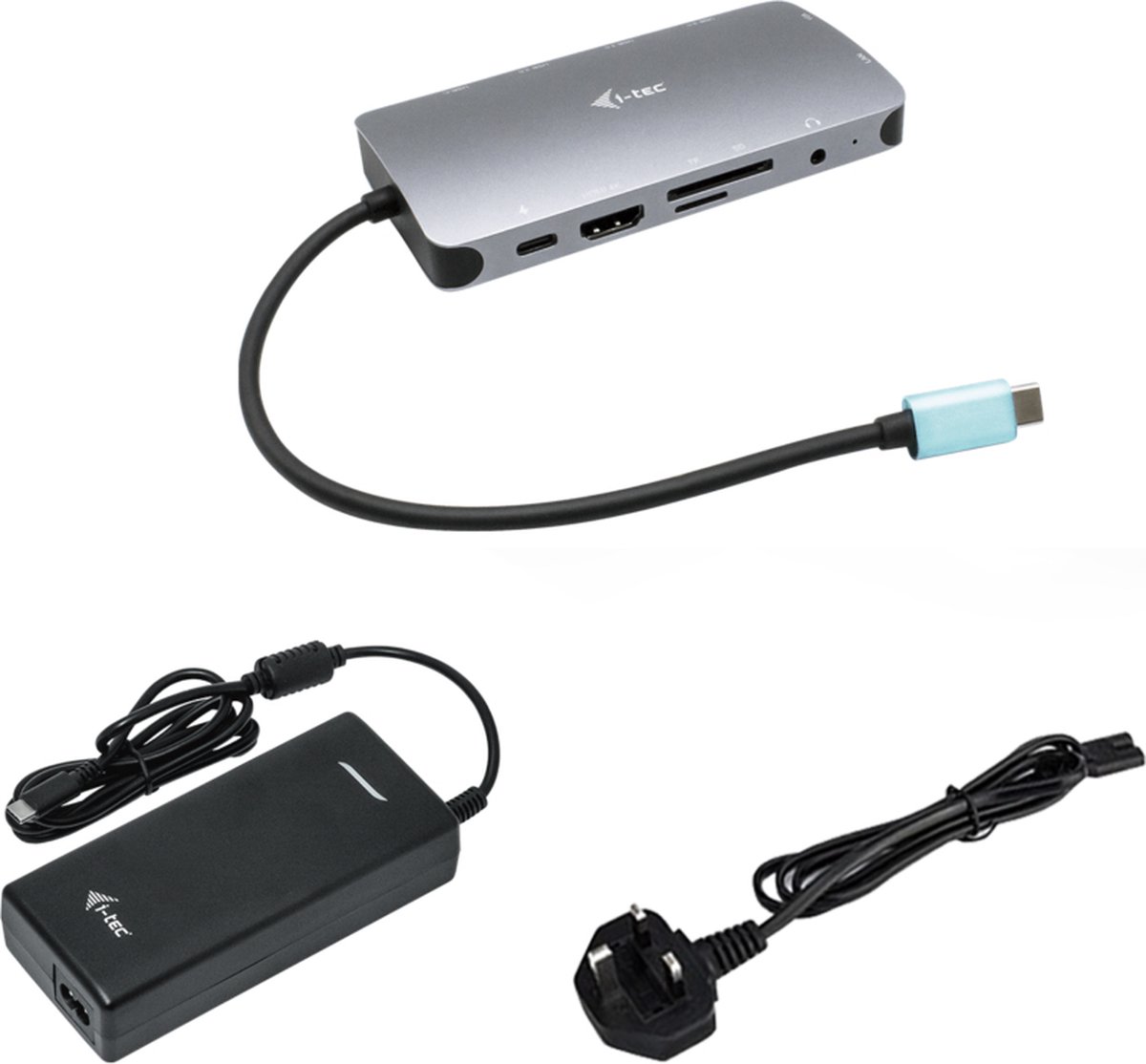 i-tec USB-C Metal Nano Dock HDMI VGA LAN 112W Charger