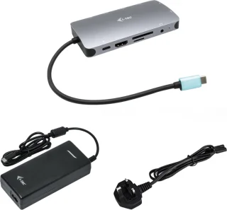 i-tec USB-C Metal Nano Dock HDMI VGA LAN 112W Charger
