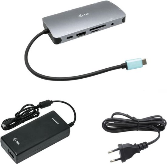 i-tec USB-C Metal Nano Dock HDMI VGA LAN 112W Charger
