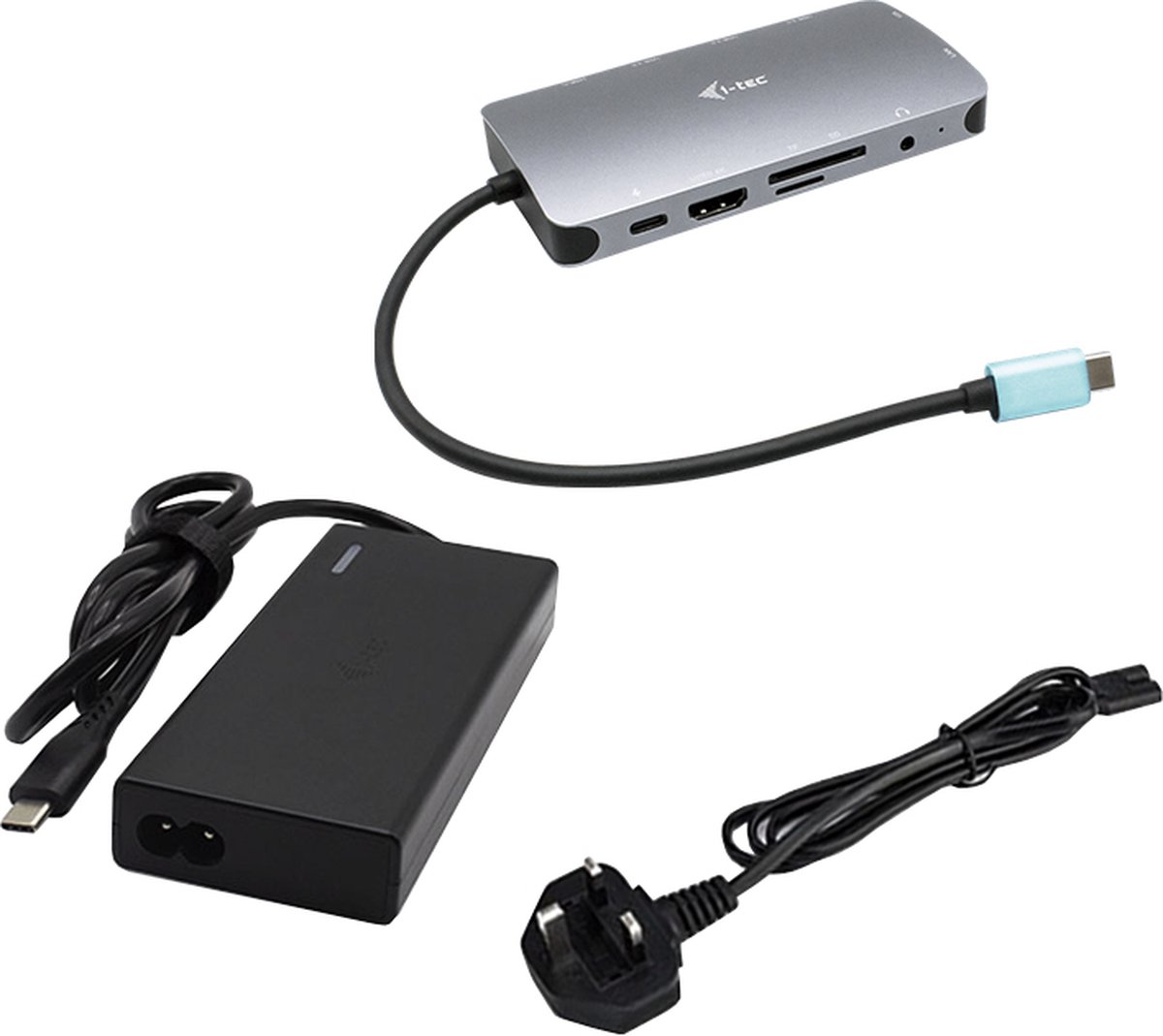 i-tec USB-C Metal Nano Dock HDMI/VGA + 77W Charger