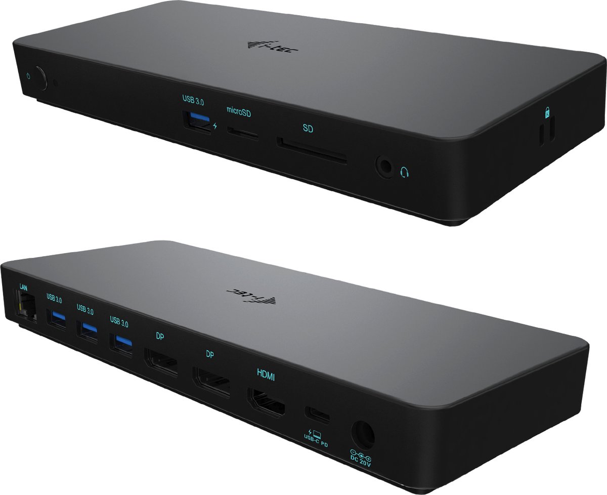 I-tec USB-C Thunderbolt 3 Docking Station HDMI DisplayPort 100W