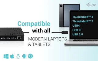 I-tec USB-C Thunderbolt Docking Station Universeel