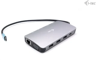 i-tec USB-C Travel Nano Dock HDMI VGA Ethernet USB-A Audio USB-C PD