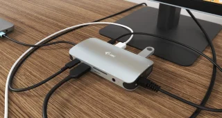 i-tec USB-C Travel Nano Dock HDMI VGA Ethernet USB-A Audio USB-C PD