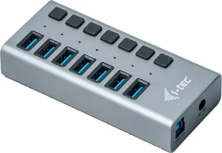 i-tec USB Hub 7 poorten met Power Adapter 36W