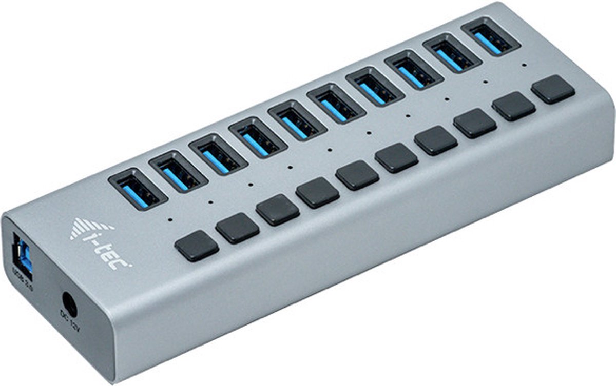 i-tec USB Oplader 10-poorts 48W