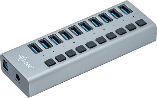 i-tec USB Oplader 10-poorts 48W