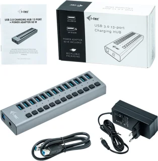 i-tec USB Oplader 13 poorten 60W