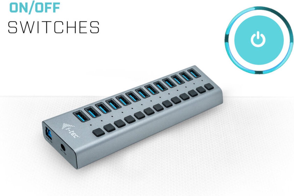 i-tec USB Oplader 13 poorten 60W