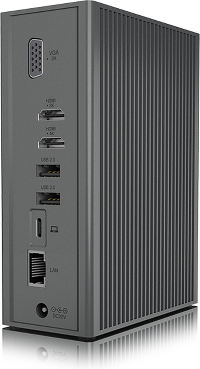 ICY BOX IB-DK2262AC USB-C Dockingstation Universeel