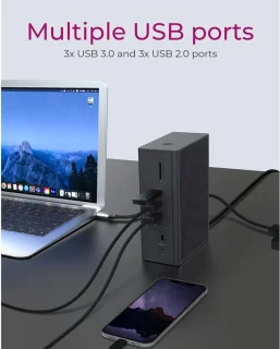 ICY BOX IB-DK2262AC USB-C Dockingstation Universeel