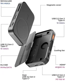 ICY BOX IB-DK4071M-CU31 USB-C Dockingstation