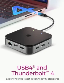 ICY BOX IB-DK408-C41 USB4 universeel dockingstation