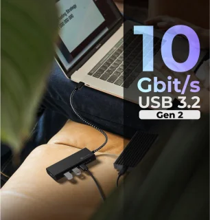 ICY BOX IB-HUB1436-CPD Bedrade USB-hub