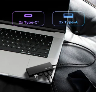 ICY BOX IB-HUB1436-CPD Bedrade USB-hub
