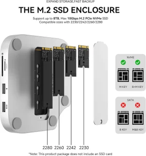 iExpandMate MINI4PRO Dock voor Mac Mini M4