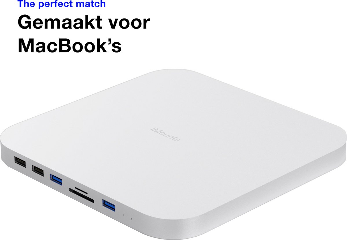 iMounts Mac Mini Docking Station Pro HDMI Zilver