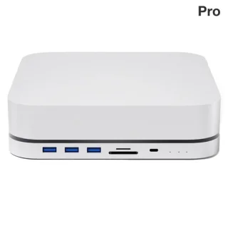 iMounts Mac Mini M1 M2 Docking Station Pro USB-C Hub Zilver