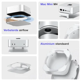 iMounts Mac Mini M4 Aluminium Standaard 2024/2025
