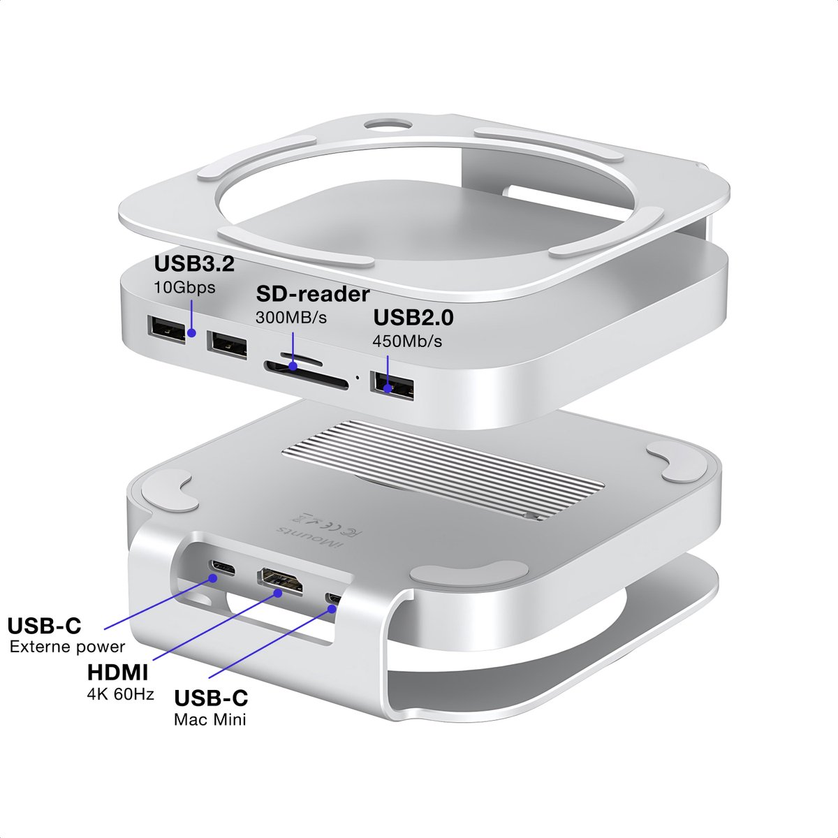 Wat vinden we goed aan de iMounts Mac Mini M4 Docking Station SSD M.2 NVMe
