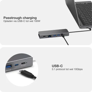 iMounts USB-C Docking Station 6-in-1