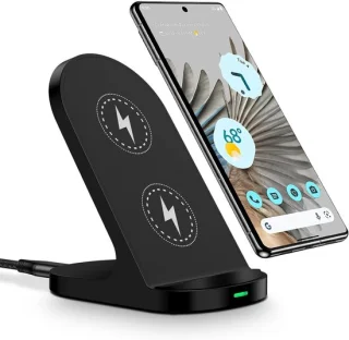 Inductielader voor Samsung Galaxy S26 Ultra, S25 FE, S24, S23, S22, S21, Google Pixel 10 Pro, 10a, 9, 9a, 8, 7, iPhone 17, 16, 15